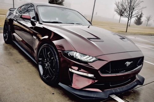 Ravoony Plus Gloss Black Rose Vinyl Wrap Mustang Vinyl Wrap review 
