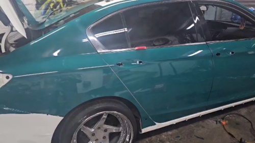 Ravoony Plus Glossy Hunter Green Vinyl Wrap review Kelvin
