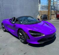 Ravoony Plus Glossy Explosion Purple Car Vinyl Wrap review 1