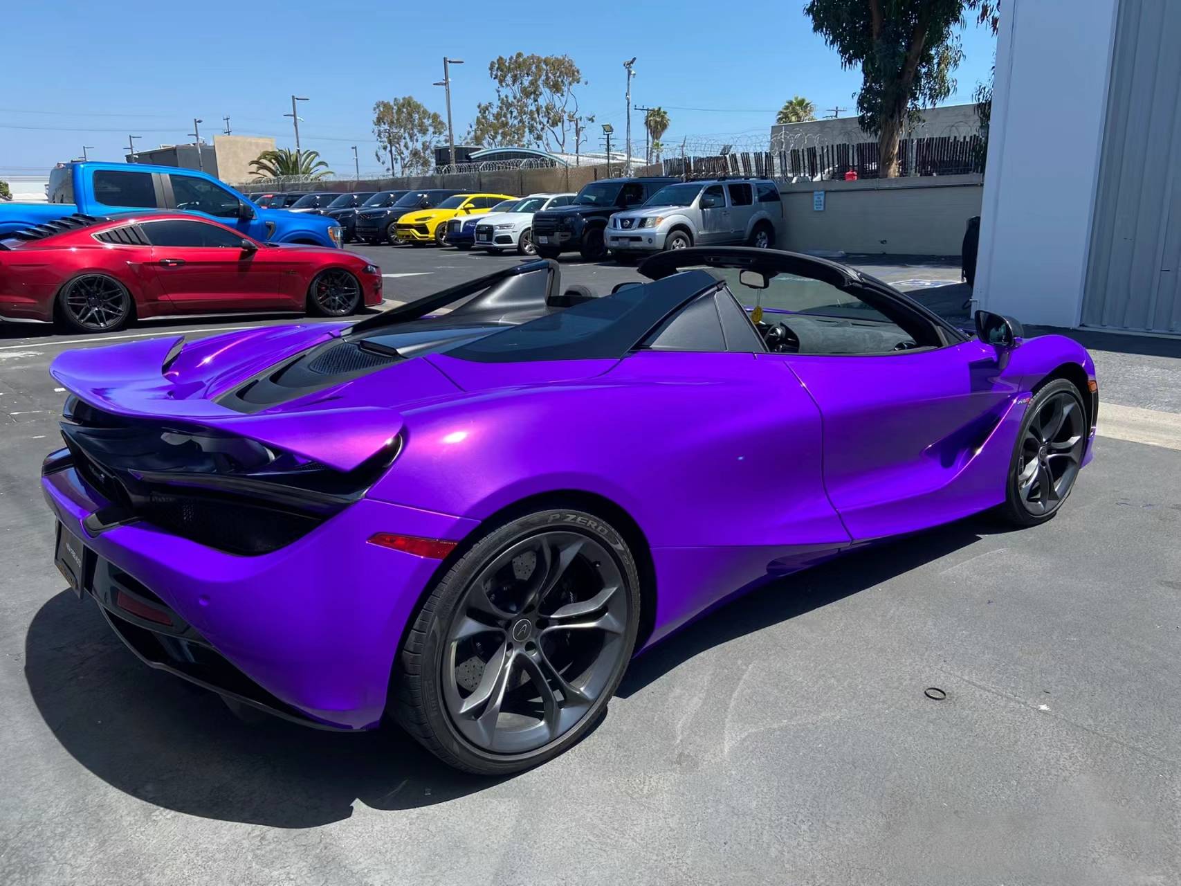 Ravoony Plus PET Glossy Explosion Purple Car Vinyl Wrap review Mason Lynch 02