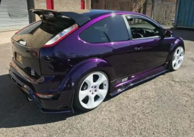 Ravoony Plus Gloss Midnight Purple Car Vinyl Wrap review Nayeli Mares