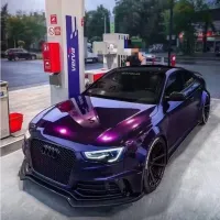 Ravoony Plus Gloss Midnight Purple Car Vinyl Wrap review 0