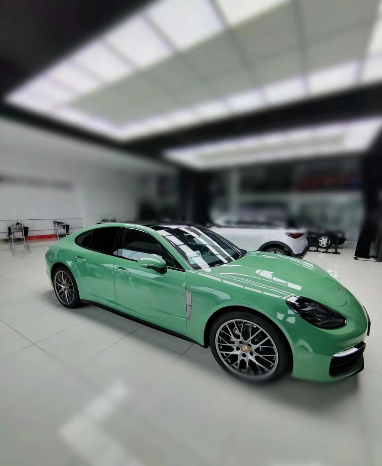 Ravoony Plus Porsche Gloss Olive Green Vinyl Car Wrap review Alisha Schaffner 00