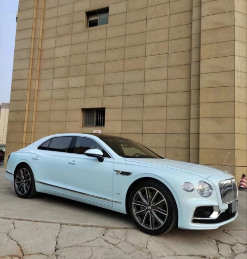 Ravoony Plus PET Glossy Crystal Glacier Blue Car Wrap review 