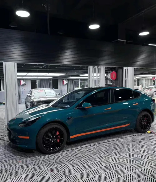 Ravoony Plus PET Glossy Viridis Green Car Vinyl Wrap review 