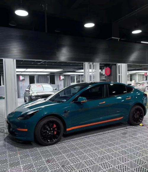 Ravoony Plus PET Glossy Viridis Green Car Vinyl Wrap review 