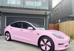 Ravoony Plus Gloss Aston Martin Vintage Pink Vinyl Car Wrap review Joselin  Ch. Garcia  02