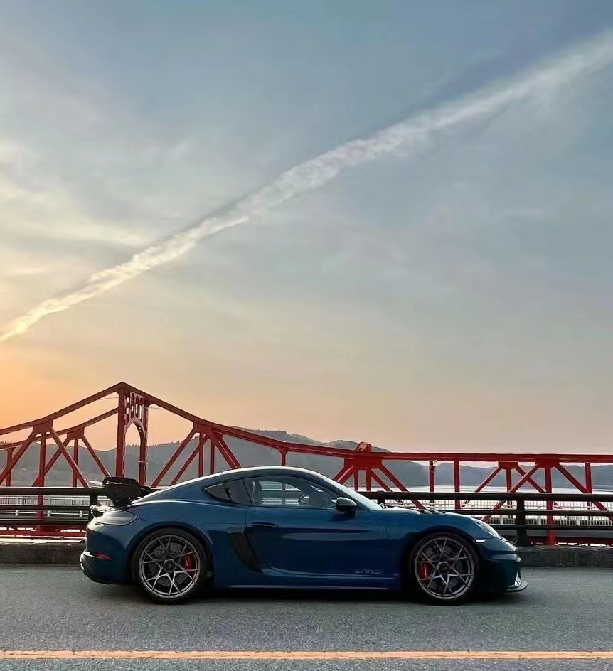 Ravoony Plus PET Glossy Porsche Deep Blue Car Vinyl Wrap review Don Steward