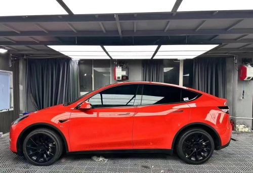 Ravoony Plus Glossy Porsche Orange Car Vinyl Wrap review 