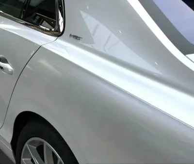 Ravoony Plus Bentley Gloss Ghost White Vinyl Car Wrap review Trenise Dixon 01