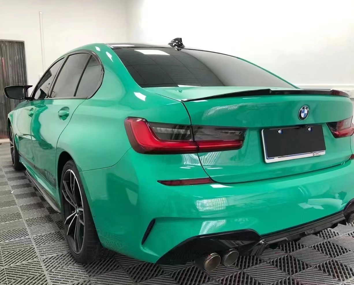 Ravoony Plus PET Gloss Vintage Green Car Viny Wrap review Cody Altamirano-ince 01