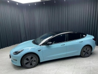 Ravoony Plus Glossy Crystal Light Blue Car Vinyl Wrap review 0