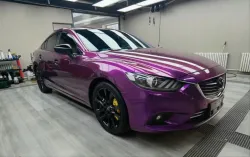   Ravoony Plus Ultra Gloss Metal Paint Grape Purple Vinyl Wrap review Cameron Jones