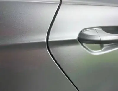 Ravoony Plus Matte Metallic Silver Glitter Car Wrap review Isaiah Leano 01