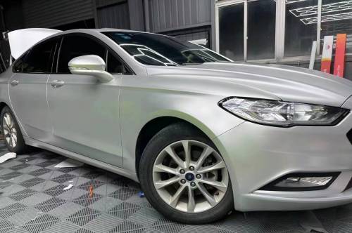 Ravoony Plus Matte Metallic Silver Glitter Car Wrap review