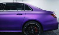 Ravoony Plus Matte Heavy Metal Sparkle Purple Car Wrap review 1