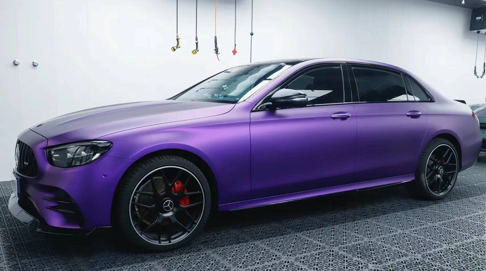 Ravoony Plus Matte Heavy Metal Sparkle Purple Car Wrap review Isaiah Raskel 00