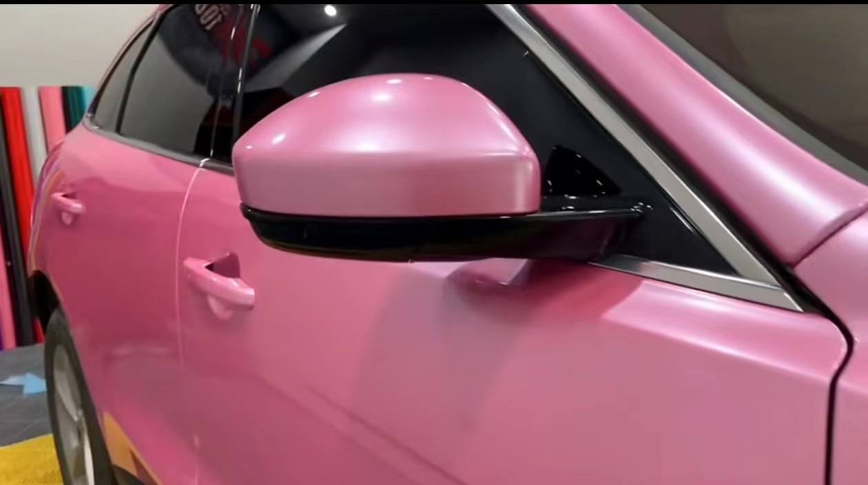  Ravoony Plus Glossy Metal Paint Shell Pink Car Wrap review Kordero Mitchell 01