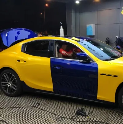 Ravoony Plus Matte Pure Metal Yellow Gold Vinyl Wrap review Eugenio  Luzi