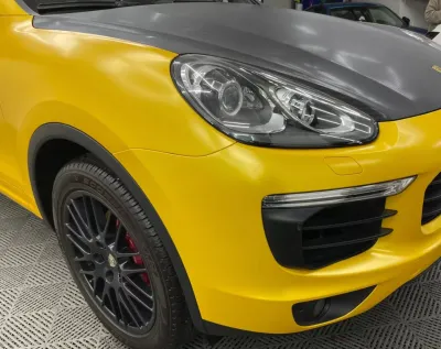 Ravoony Plus Matte Pure Metal Yellow Gold Vinyl Wrap review Israel Burrell  01