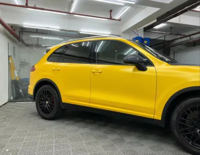 Ravoony Plus Matte Pure Metal Yellow Gold Vinyl Wrap review Israel Burrell  00