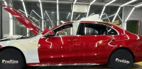  Ravoony Plus Glossy White to Gold Car Wrap review 0