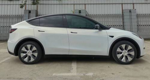 Ravoony Plus PET Glossy White to Gold Car Wrap review