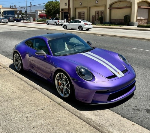 Ravoony Plus Gloss Liquid Metallic Viola Purple Car Wrap review 
