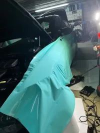 Ravoony Plus Glossy Tiffany Blue Car Vinyl Wrap review 0