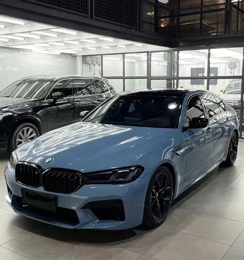 Ravoony Plus PET Gloss China Blue Car Vinyl Wrap review 