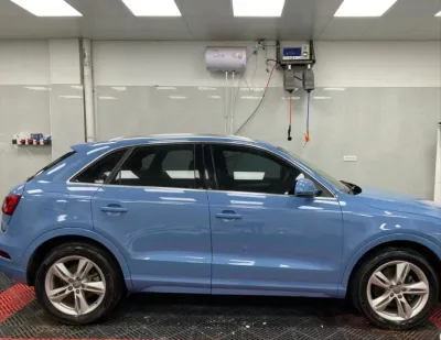 Ravoony Plus PET Gloss China Blue Car Vinyl Wrap review Jerry McNeil 