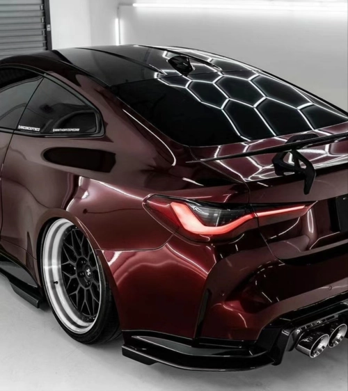 Ravoony Plus PET Gloss Black Rose Vinyl Wrap review 