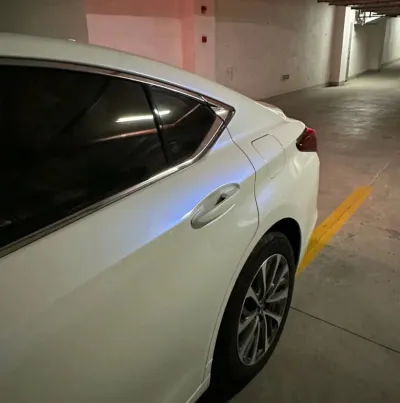 Ravoony Plus Glossy White to Blue Car Vinyl Wrap review Cody Altamirano-ince 01
