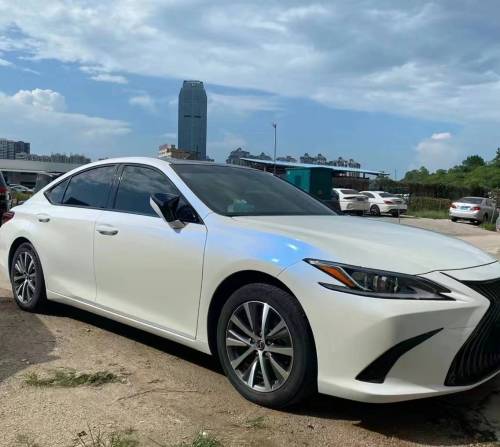 Ravoony Plus PET Glossy White to Blue Car Vinyl Wrap review 