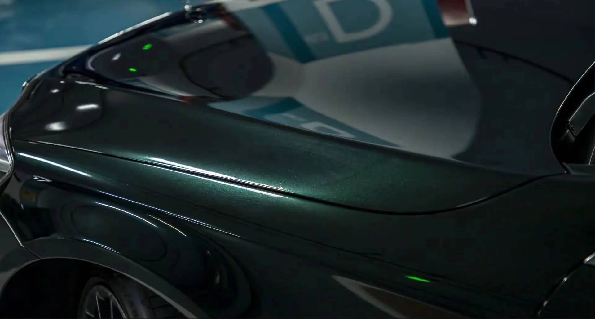 Ravoony Plus Gloss Pearlized Benz Emerald Green Car Vinyl Wrap review Semaj Frazier 01