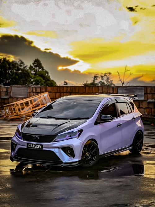 Ravoony Plus Glossy Twin Silver Purple Car Vinyl Wrap review 