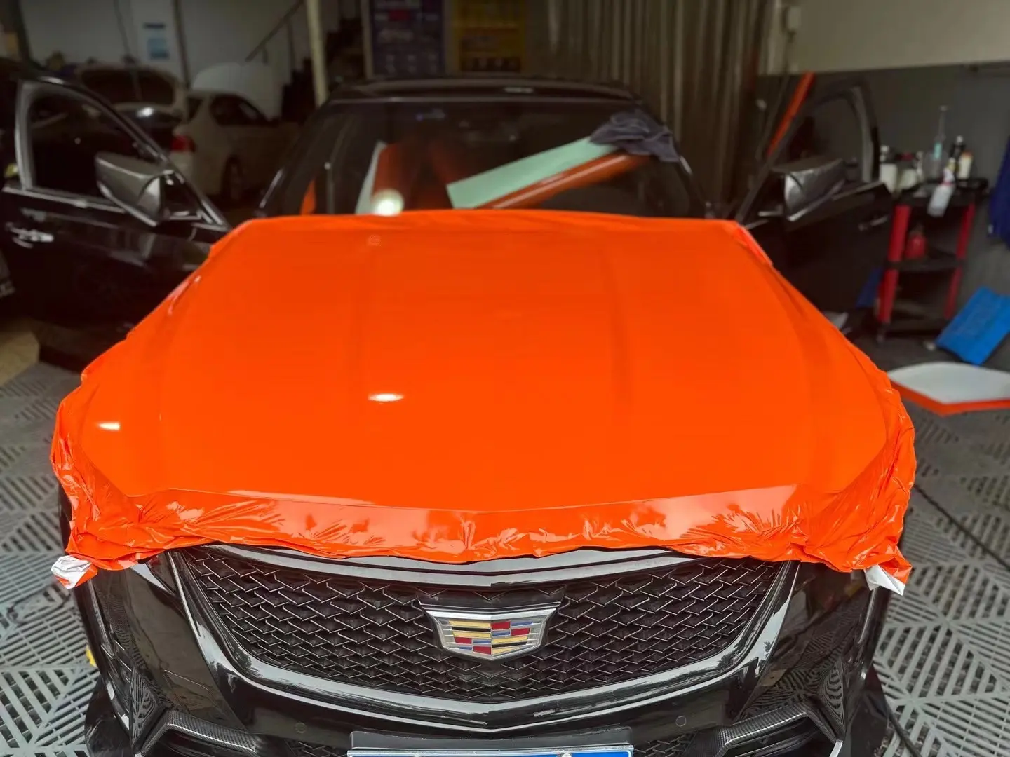 Ravoony Plus PET Gloss Orange Car Wrap review Micah Dahl 01