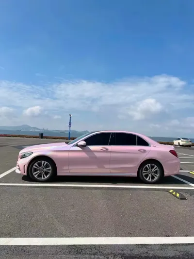 Ravoony Plus Gloss Laser Light Pink Car Wrap review Raemar Williams 02
