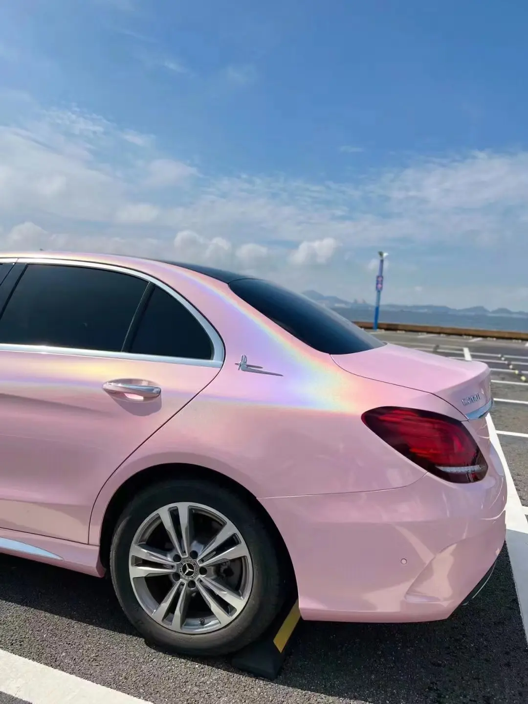 Ravoony Plus Gloss Laser Light Pink Car Wrap review Raemar Williams 04