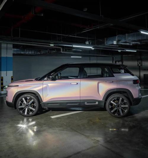 Ravoony Plus Gloss Laser Light Pink Car Wrap review