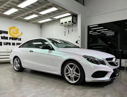 Ravoony Plus Matte Aurora White Car Vinyl Wrap review 