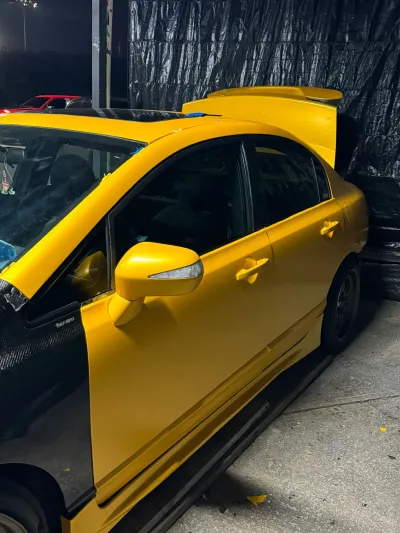 Ravoony Plus Matte Pure Metal Yellow Gold Vinyl Wrap review April Med 00