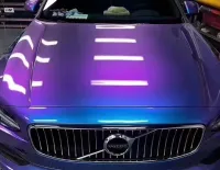 Ravoony Plus Glossy Auroral Blue Purple Car Wrap review 0