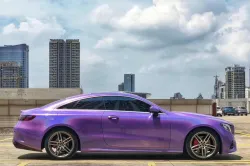 Ravoony Plus Glossy Laser Light Purple Car Wrap review Eric Keith 01