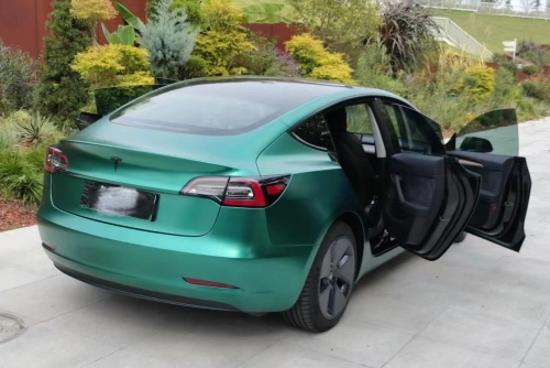 Ravoony Plus Pure Metal Emerald Green Car Wrap review 