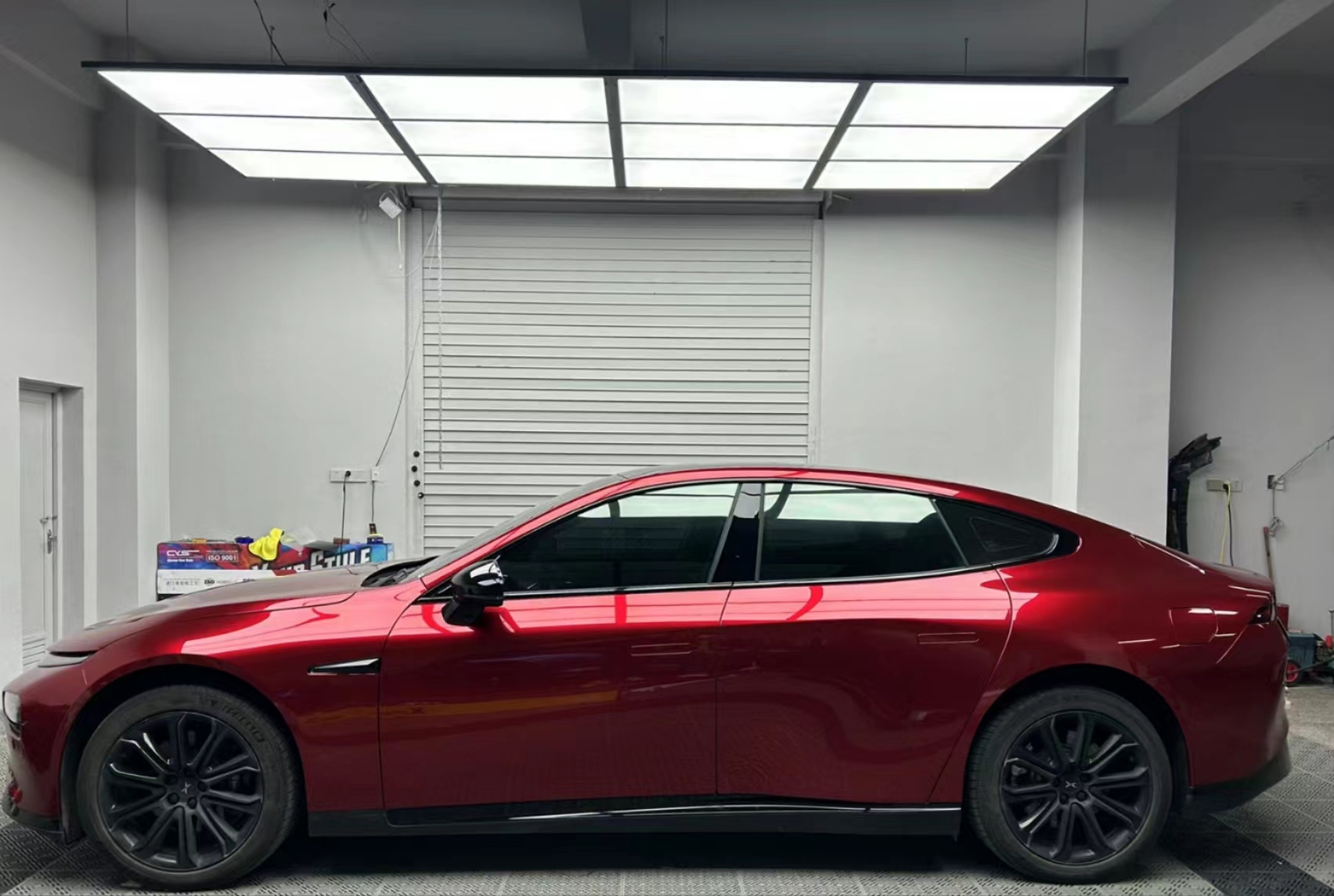 Ravoony Plus Gloss Liquid Ruby Red Vinyl Car Wrap review Chris Martinez