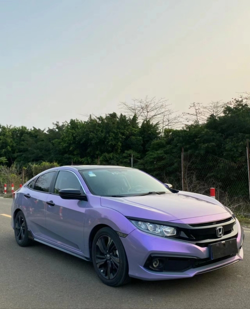 Ravoony Plus Twin Candy Grey Purple Color Fliper Car Wrap review