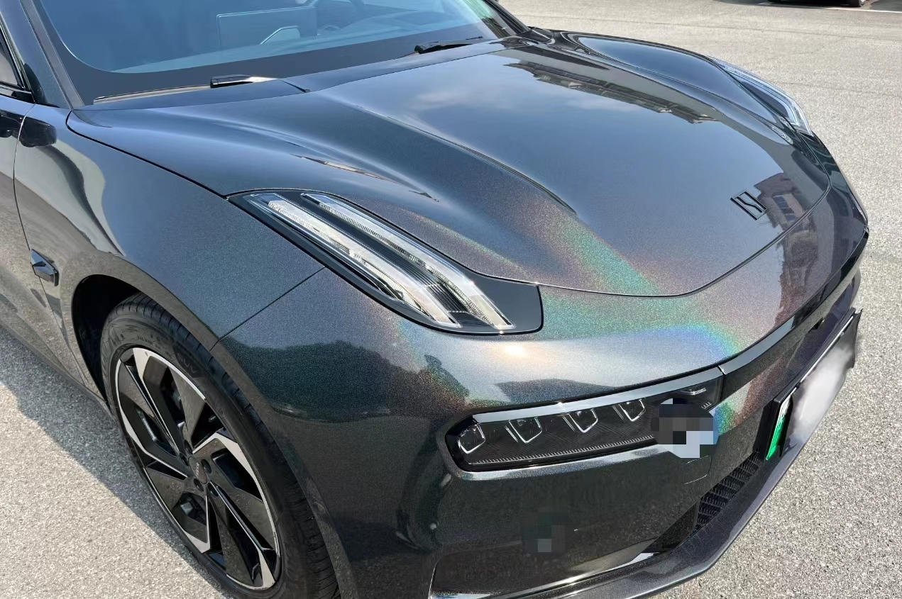 Ravoony Plus Glossy Laser Black Car Vinyl Wrap review Manny Rios 01