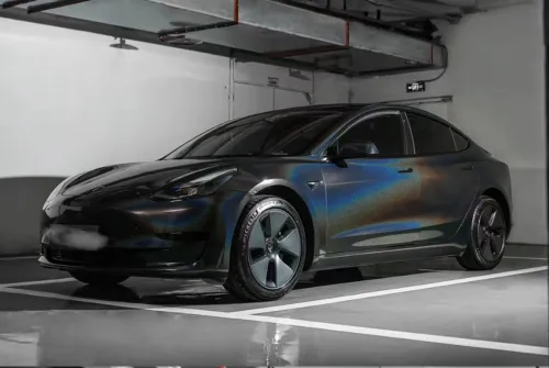 Ravoony Plus Glossy Laser Black Car Vinyl Wrap review 