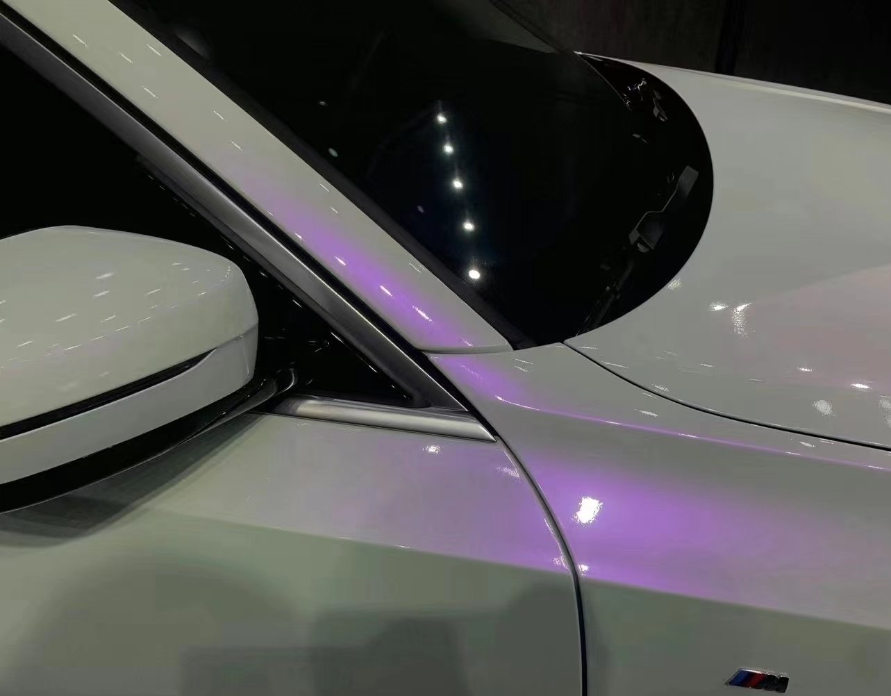 Ravoony Plus PET Glossy White to Purple Vinyl Car Wrap review Ryota Okutani